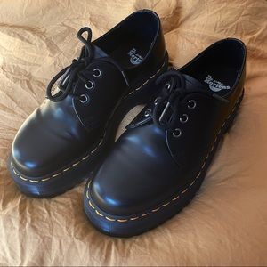 Dr. Marten’s 1461 Smooth Leather Platform Oxfords